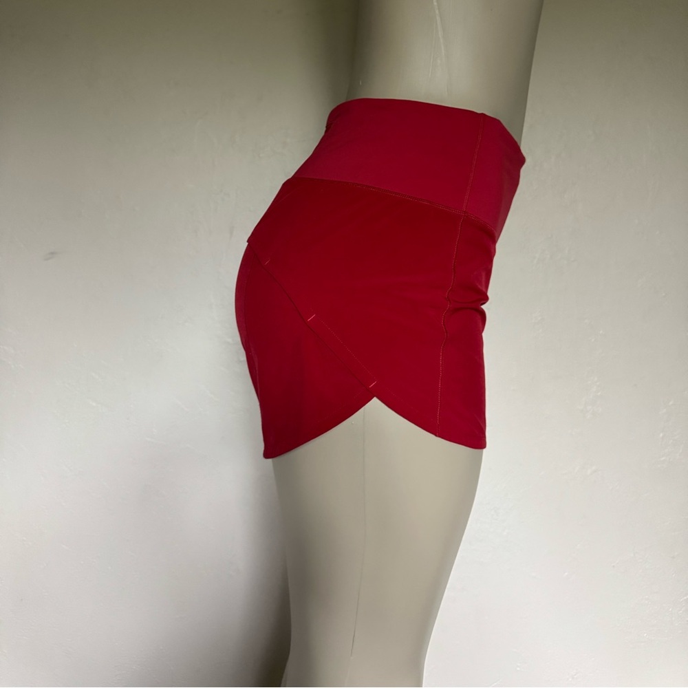 Lululemon Speed Up High-Rise Short 4" in Dark Red - Picture 7 of 9